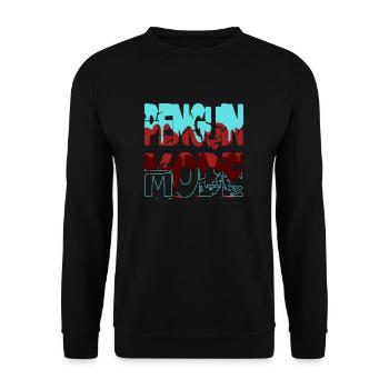 drôle de déclaration amusant anniversaire cadeau idée bday - Sweat-shirt Unisexe - noir - Devant - Alina (178cm) & Michal (187cm)