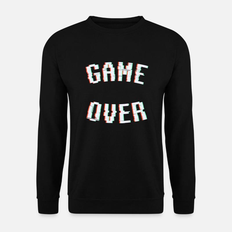 Game Over - Unisex Pullover - Schwarz