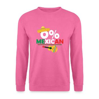 0% Gringo mexicain Cinco De Mayo Party Gringo - Sweat-shirt Unisexe - rose - Devant