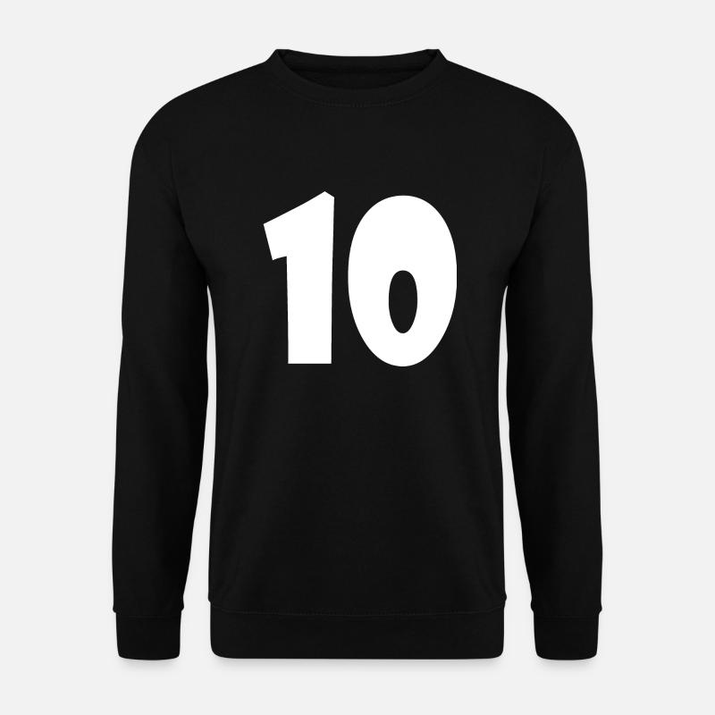10 - Unisex Pullover - Schwarz