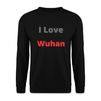Tee shirt humour vêtements accessoires COVID 19 - Sweat-shirt Unisexe - noir - Devant - Alina (178cm) & Michal (187cm)