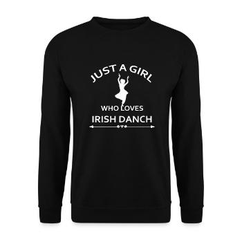 Danse Musique de danse - Sweat-shirt Unisexe - noir - Devant - Alina (178cm) & Michal (187cm)