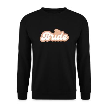 Bride - Sweat-shirt Unisexe - noir - Devant - Alina (178cm) & Michal (187cm)