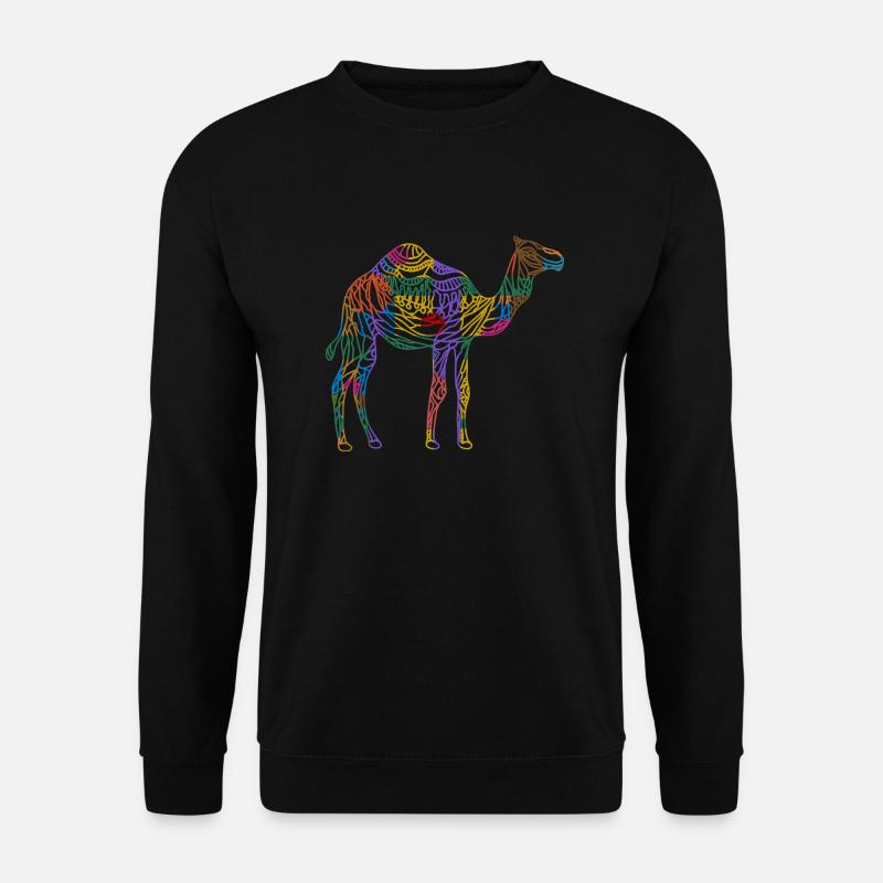 Kamel - Unisex Pullover - Schwarz