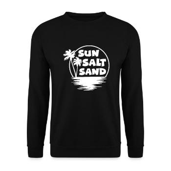 Surfing Surfboard Surfer Wassersport - Unisex Pullover - Schwarz - Vorne - Alina (178cm) & Michal (187cm)