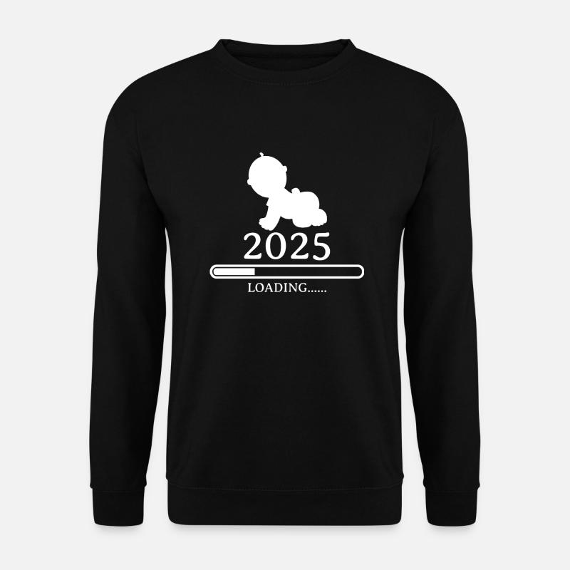 Baby Loading 2025 - Unisex Pullover - Schwarz