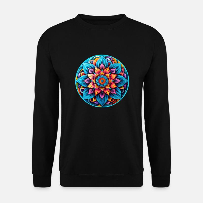 Mandala - Unisex Pullover - Schwarz