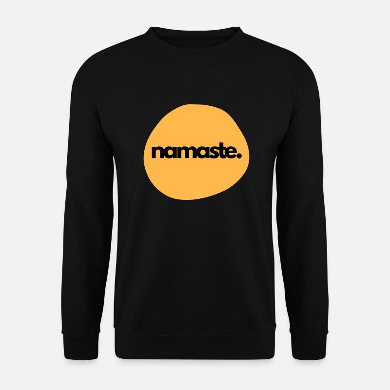 Namaste - Unisex Pullover - Schwarz