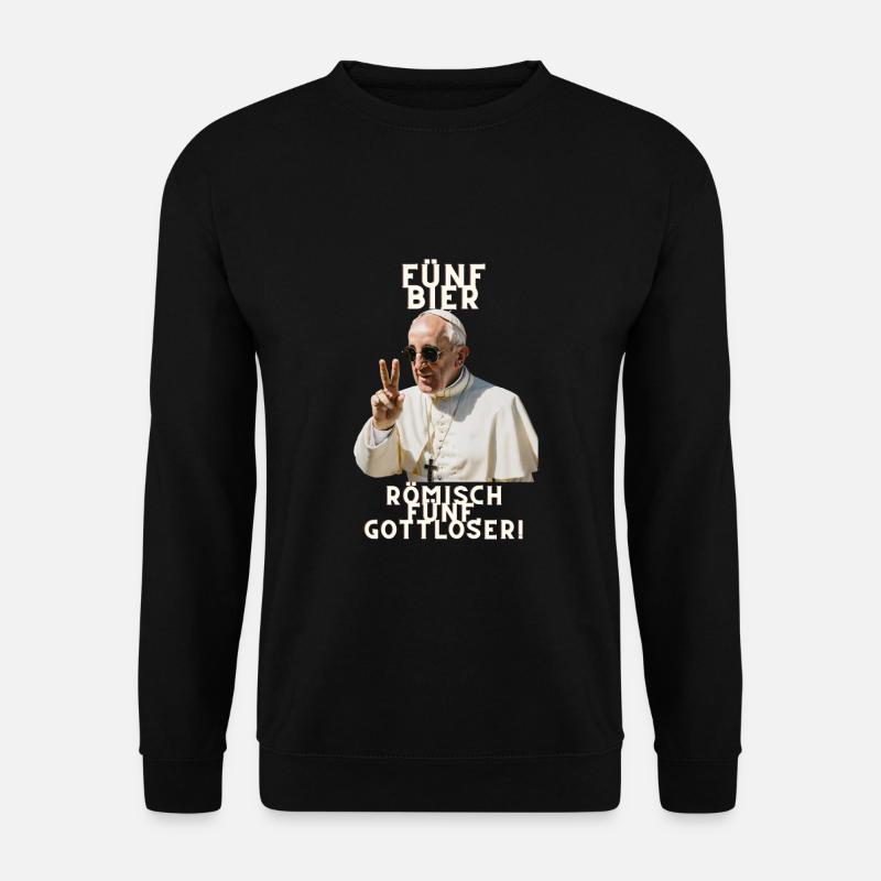Römisch Fünf - Unisex Pullover - Schwarz
