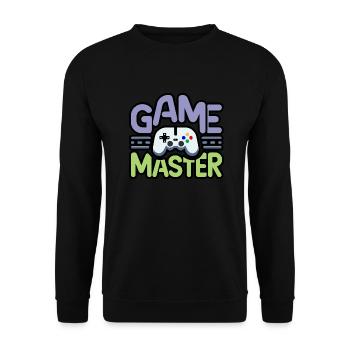 Game master - Sweat-shirt Unisexe - noir - Devant - Alina (178cm) & Michal (187cm)
