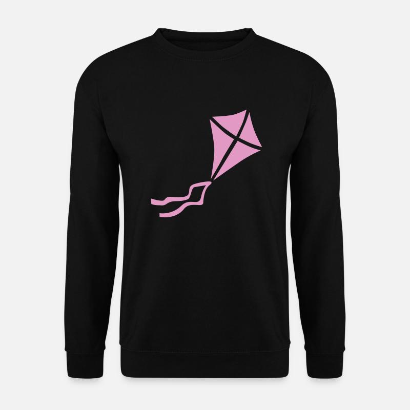 Lolass Drachen rosa - Unisex Pullover - Schwarz
