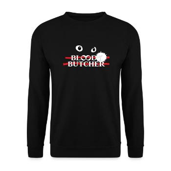 Bloody bucher - Sweat-shirt Unisexe - noir - Devant - Alina (178cm) & Michal (187cm)