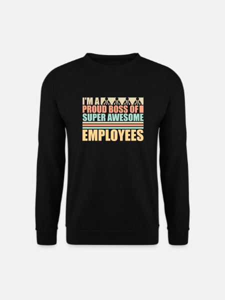I'm A Proud Chef Of Super Awesome Employees Job - Unisex Sweatshirt - black