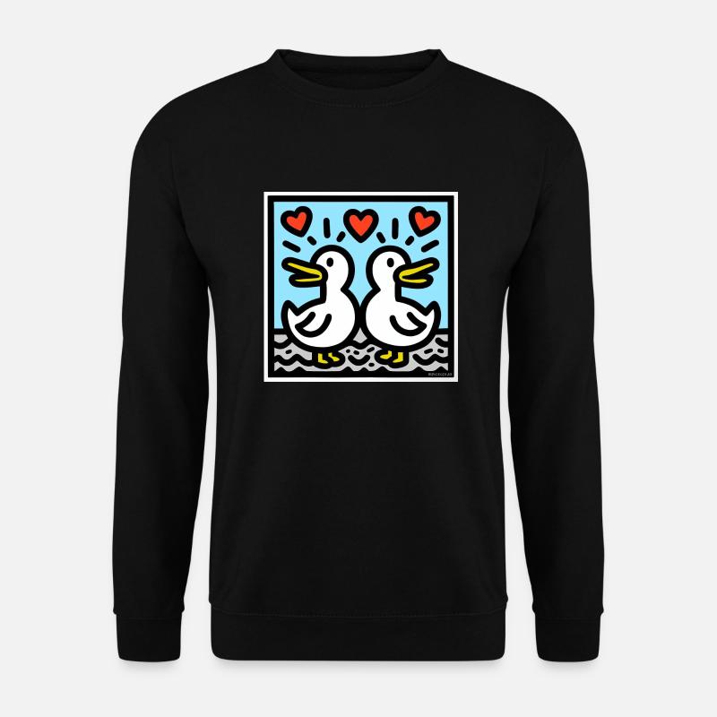 Entenliebe - Unisex Pullover - Schwarz