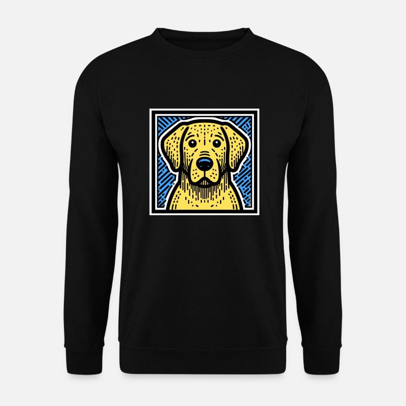Labrador Retriver Pop Art - Unisex Sweatshirt - black
