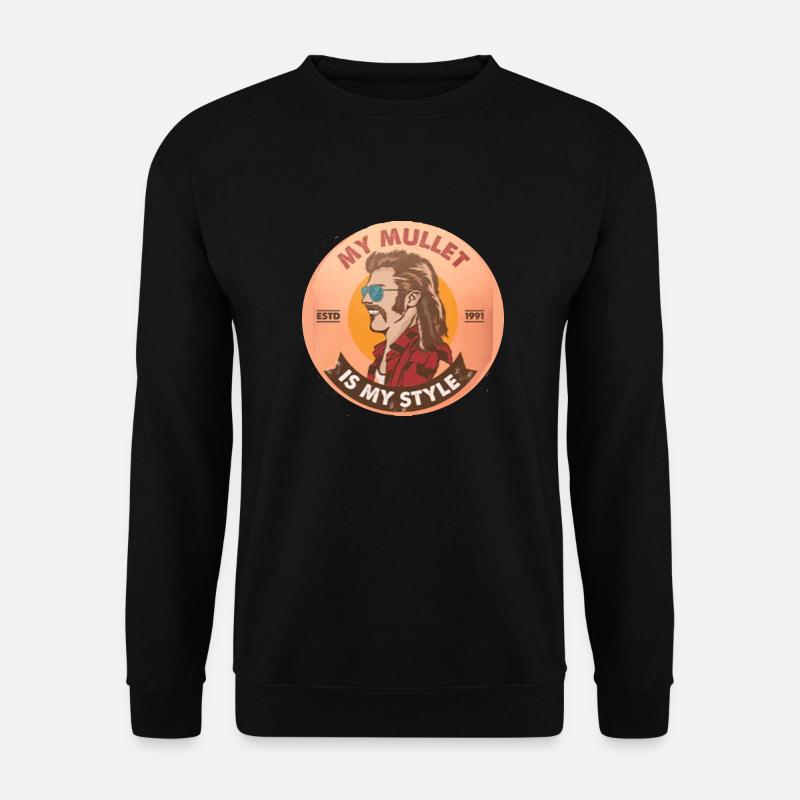 Retro - Unisex Pullover - Schwarz