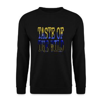 Nature Discovery Funny Quote Food Enthusiasts Fun - Unisex Sweatshirt - black - Front - Alina (178cm) & Michal (187cm)