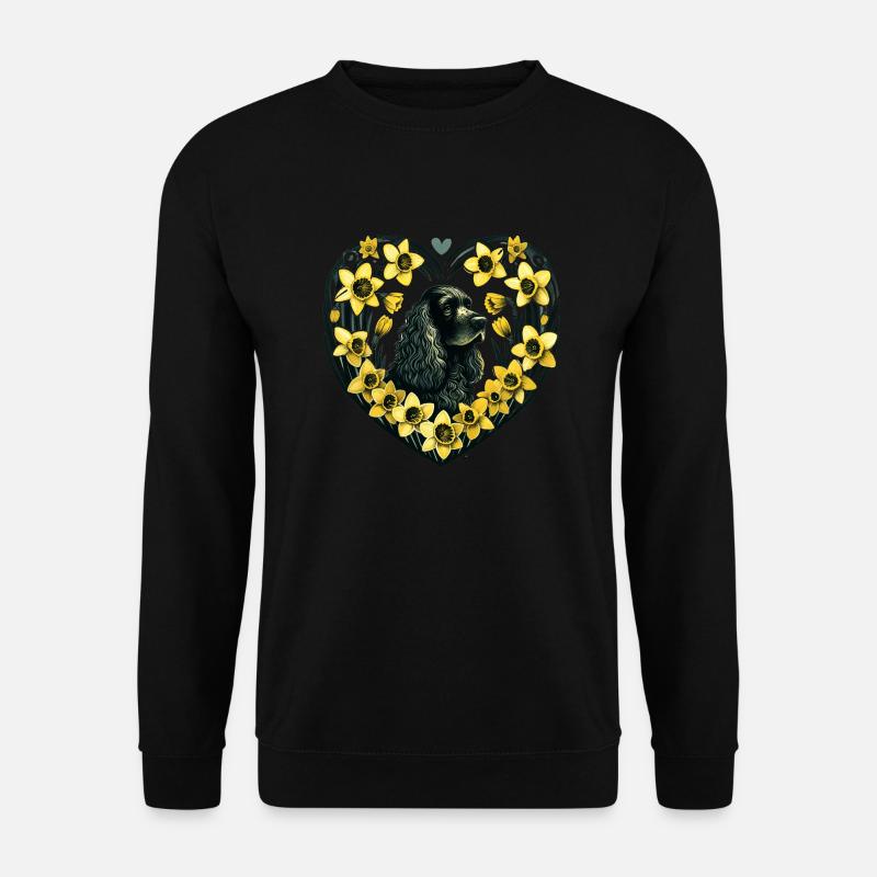 Schwarzer Cocker Spaniel - Unisex Pullover - Schwarz