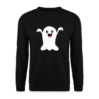 geist - Sweat-shirt Unisexe - noir - Devant - Alina (178cm) & Michal (187cm)