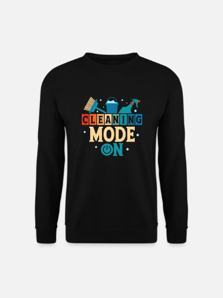 Mode de nettoyage sur le nettoyeur d’entretien ménager - Sweat-shirt Unisexe - noir