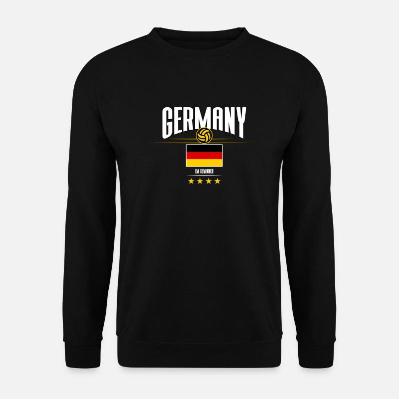 DEUTSCHLAND EM GEWINNER DESIGN - Unisex Pullover - Schwarz