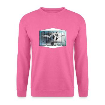 kampfjet ,raptor, - Unisex Pullover - Pink - Vorne