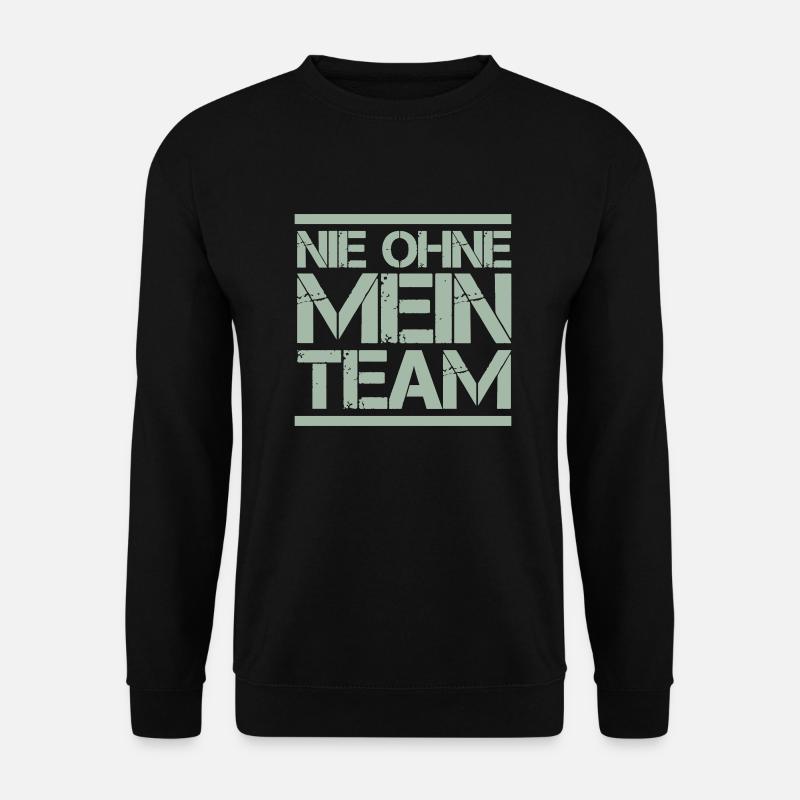 mein Team - Unisex Pullover - Schwarz