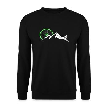 Vélo Cyclisme Montagne Montagne - Sweat-shirt Unisexe - noir - Devant - Alina (178cm) & Michal (187cm)