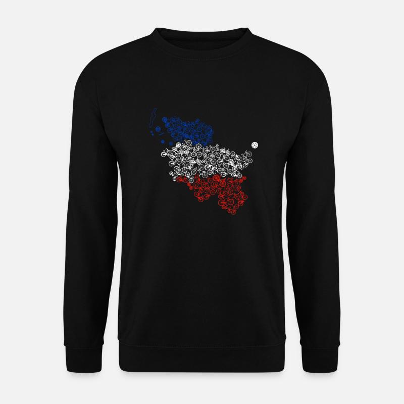 Fahrradland Schleswig-Holstein - Unisex Pullover - Schwarz