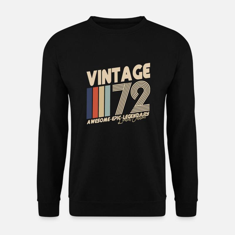 1972 - Unisex Pullover - Schwarz