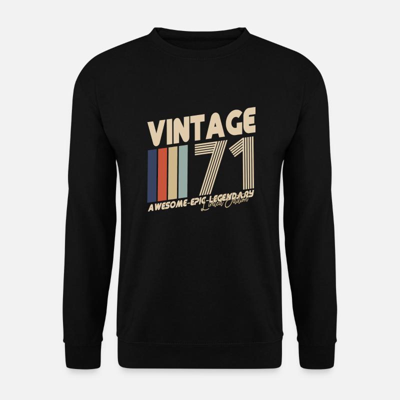 1971 - Unisex Pullover - Schwarz