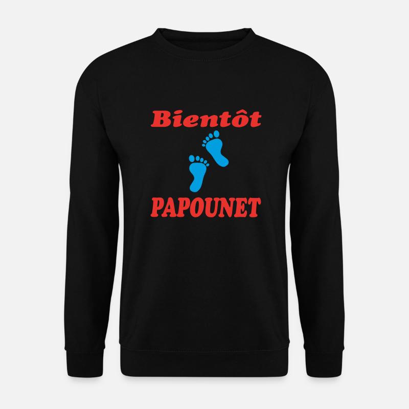 SOON DADDY - Unisex Sweatshirt - black