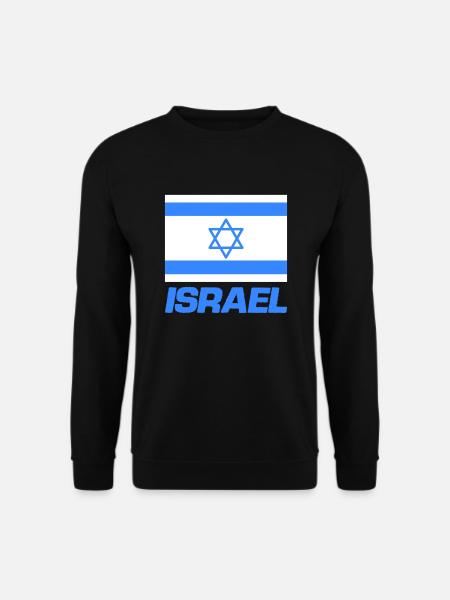 israel fahne - Unisex Pullover - Schwarz