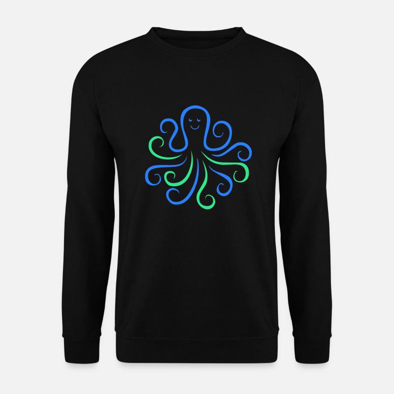 krake 02 - Unisex Pullover - Schwarz