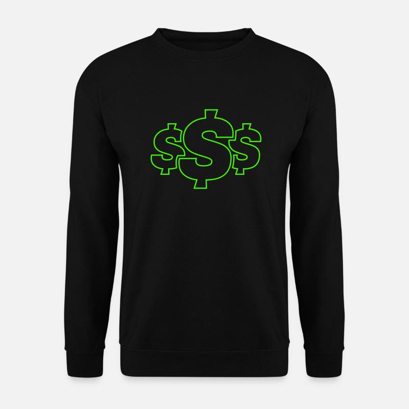 dollar symbol - Unisex Pullover - Schwarz