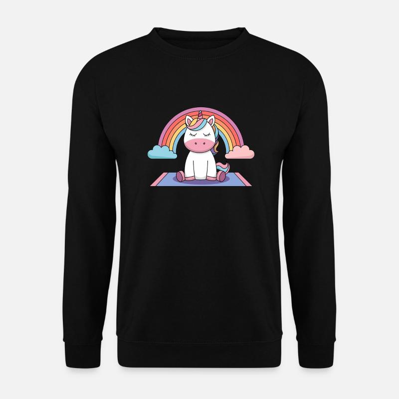 Yoga Unicorn - Unisex Sweatshirt - black