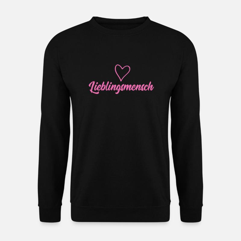 lieblingsmensch - Unisex Pullover - Schwarz