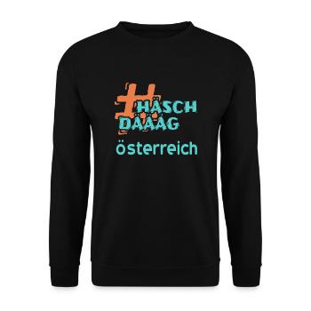 Austria Österreich - Unisex Sweatshirt - black - Front - Alina (178cm) & Michal (187cm)