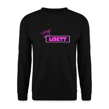 Krone Lisett - Unisex Sweatshirt - black - Front - Alina (178cm) & Michal (187cm)