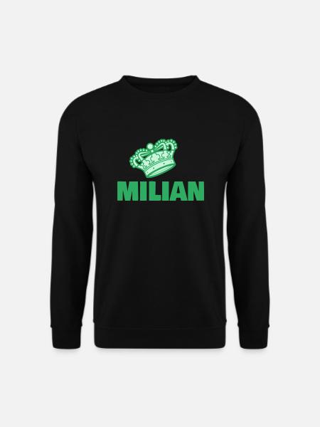 First name Milian - Unisex Sweatshirt - black
