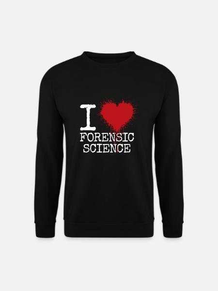 Ich liebe Forensik - Unisex Pullover - Schwarz