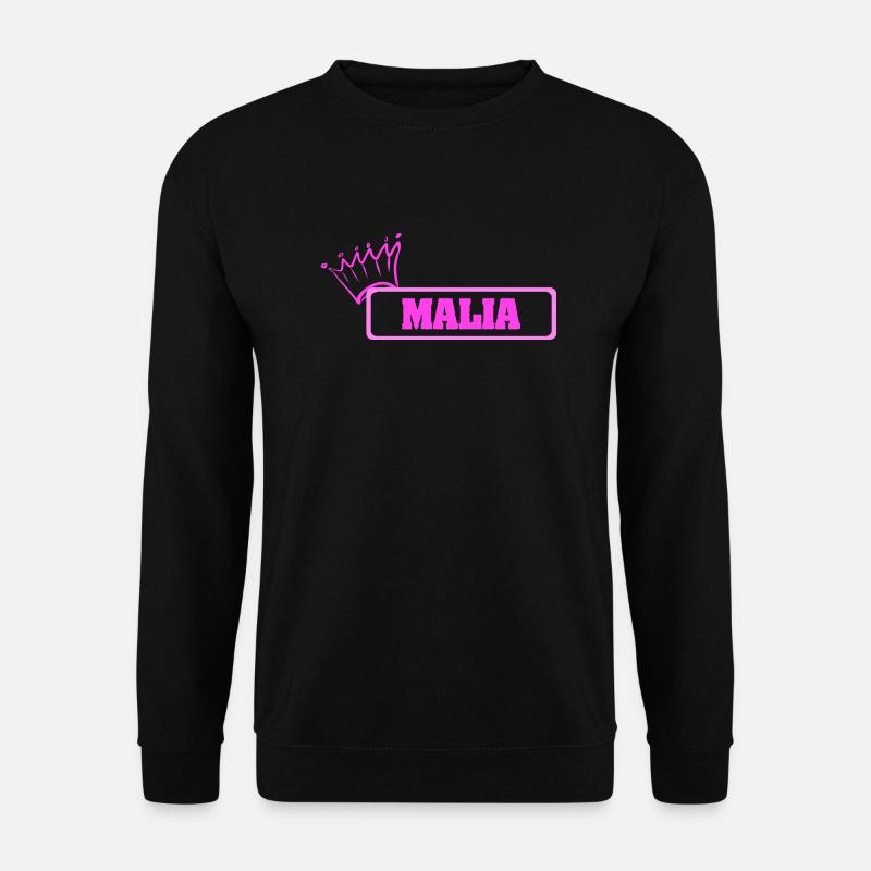 Crown Malia - Unisex Sweatshirt - black