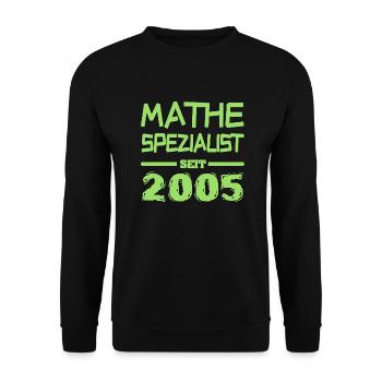 Mathématiques 2005 - Sweat-shirt Unisexe - noir - Devant - Alina (178cm) & Michal (187cm)