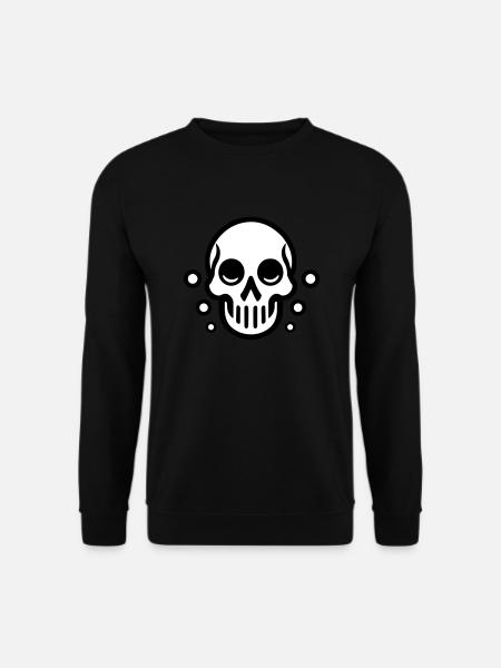 Bubble Skull - Comic Design - Unisex Sweatshirt - black