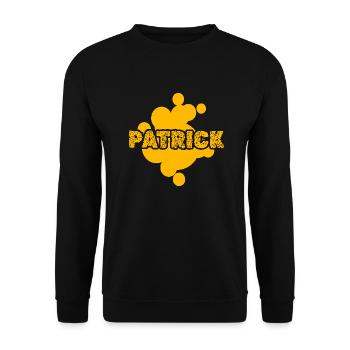 Painter Patrick - Unisex Sweatshirt - black - Front - Alina (178cm) & Michal (187cm)