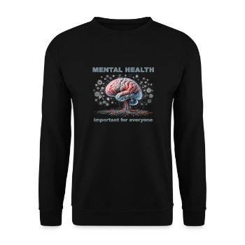 Bless you - Unisex Sweatshirt - black - Front - Alina (178cm) & Michal (187cm)