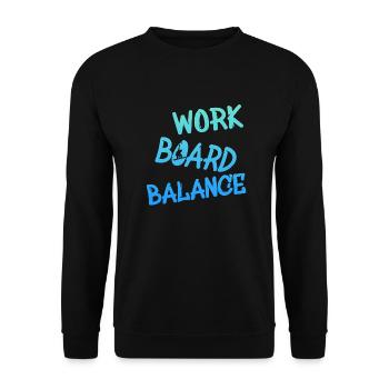 Snowboarder Snowboarding Snowboard - Unisex Pullover - Schwarz - Vorne - Alina (178cm) & Michal (187cm)