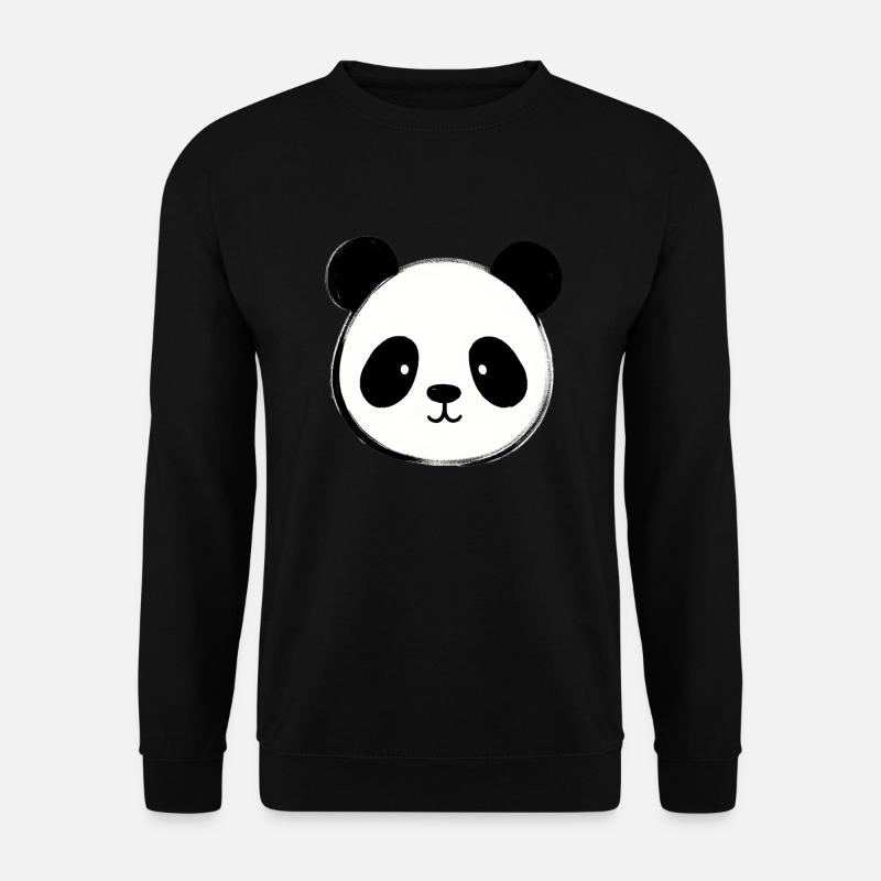 Süßer Panda - Unisex Pullover - Schwarz