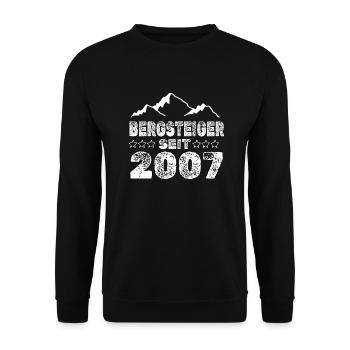 Alpiniste 2007 - Sweat-shirt Unisexe - noir - Devant - Alina (178cm) & Michal (187cm)
