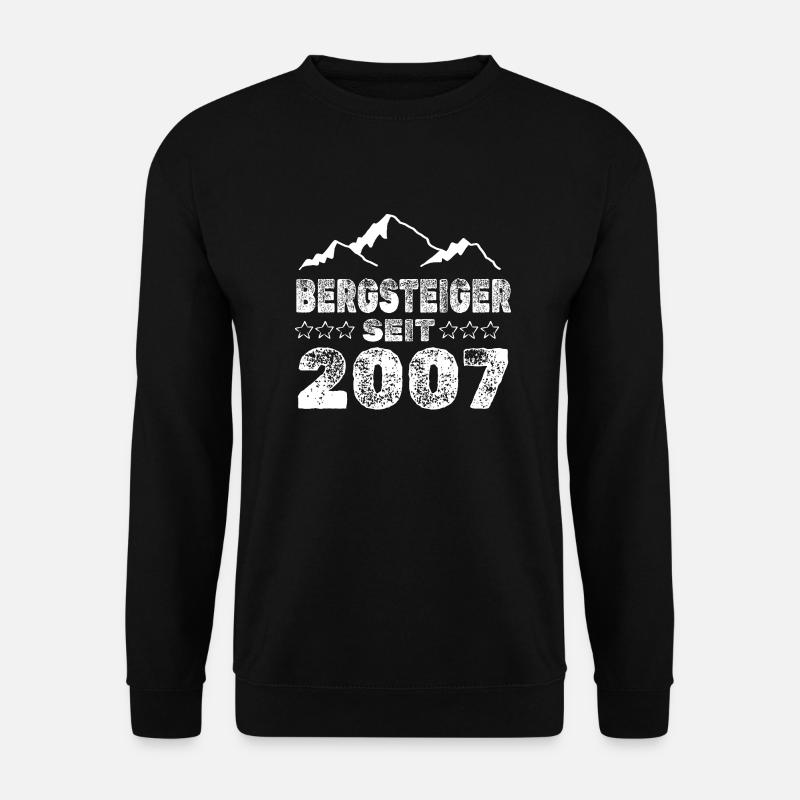 Bergsteiger 2007 - Unisex Pullover - Schwarz